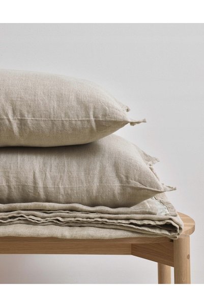 NO BRAND Marc O'Polo Linka 40x90cm pernă decorativă moale din in, bej