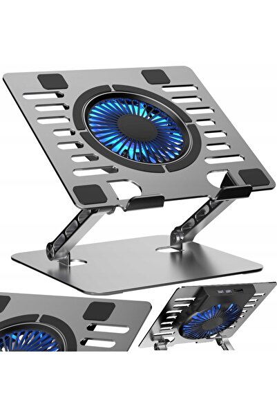 ART Suport laptop P12 din aluminiu, reglabil, 13/24/23 cm
