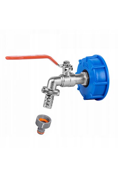 Bradas MAUZERA 1000L Robinet pentru rezervor IBC, racord furtun 1/2x3/4