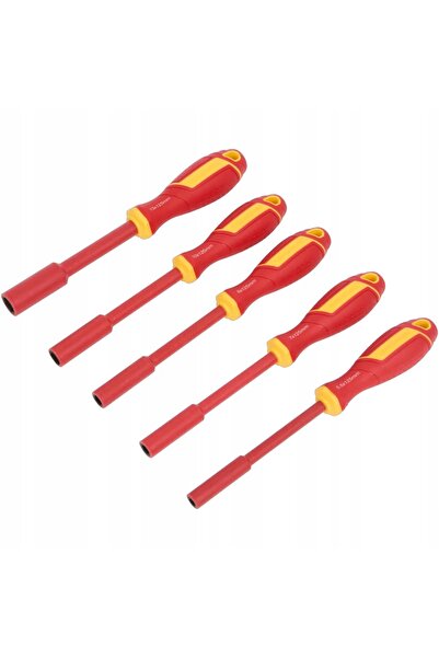 NO BRAND Set de chei tubulare VDE Werckmann 5 piese pentru electrician 1000V