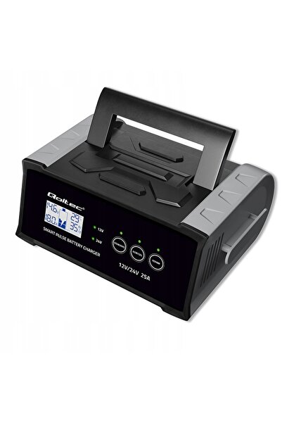 Qoltec Încărcător inteligent cu microcalculator 12V 24V 25A |   Placă de îndr...