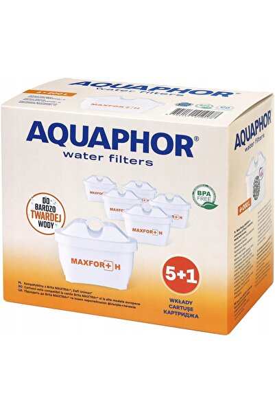 Aquaphor Cartușe filtrante Maxfor Plus H (6 bucăți) Pentru apă foarte dură