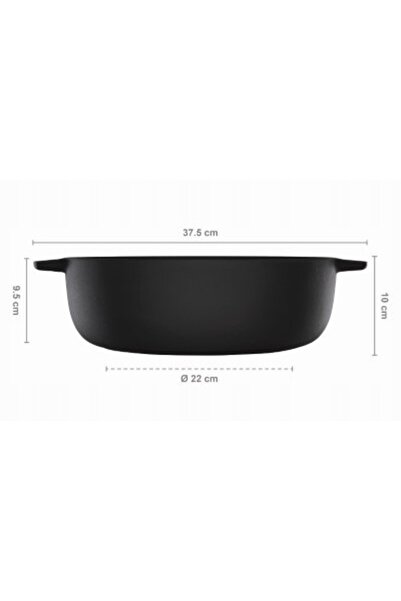 FiSKARS Grill Chef Oală din fontă cu capac, pentru inducție și alte surse de ...