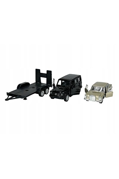 WELLY PACHET DE 2 MERCEDES G-CLASS W460 + MERCEDES-BENZ 600 MODEL NOU 1:34