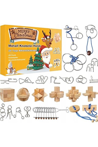 NO BRAND CALENDAR DE ADVENT 2025: PUZZLE 3D ȘI CADOARE METALICE PENTRU TOȚI!