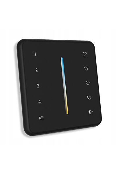 NO BRAND Telecomandă IMLTLED PR01B LED CCT 4 zone 2.4G tactilă, înlocuitor pe...
