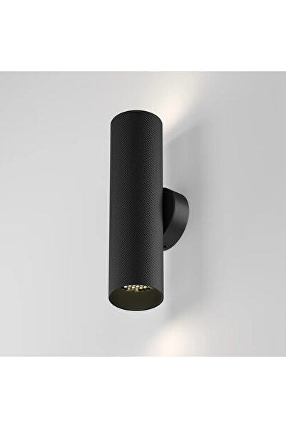 NO BRAND Maytoni Kinkiet Artisan tub negru 20cm 2xGU10 10W aluminiu