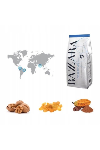 NO BRAND Boabe de cafea Bazzara Piacerepuro 1kg 100% ARABICA