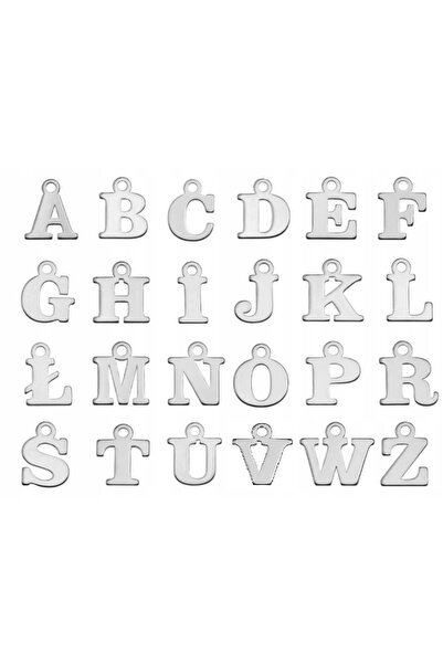 NO BRAND Brățară lată din argint cu glob și literă, BOX SILVER925