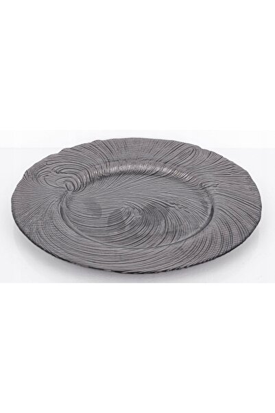 NO BRAND Bază din sticlă tip farfurie, Bază tip farfurie 33CM