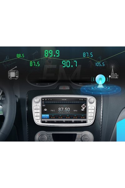 NO BRAND Pentru FORD MONDEO MK4 FOCUS MK2 MK3 GALAXY Radio auto CarPlay Andro...