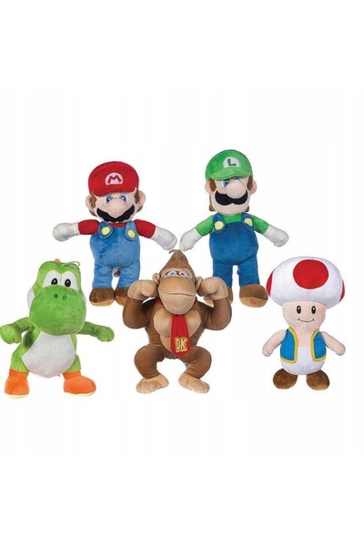 Whitehouse Leisure Jucărie de pluș Nintendo cu personajul Super Mario Luigi, ...