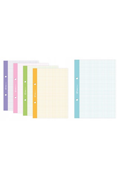 Interdruk Inserție grilă colorată pentru agendă A5, 50k x 10