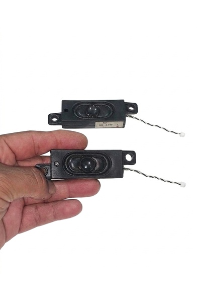 ÇETİNNET BİLİŞİM Hoparlör 2.5W 8 Ohm 24x60mm 5cm Kablolu Çift Mini Speaker Se...