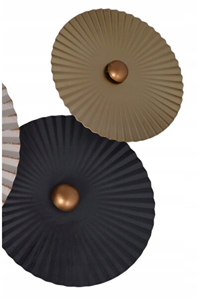 NO BRAND Ceasuri decorative de perete, cerc, 64,5x5x32 cm