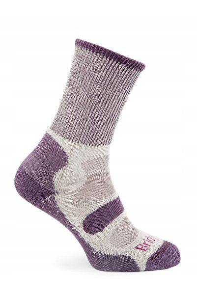 NO BRAND Șosete de drumeție Bridgedale Hike Lt Coolmax C Boot - prună 44-46