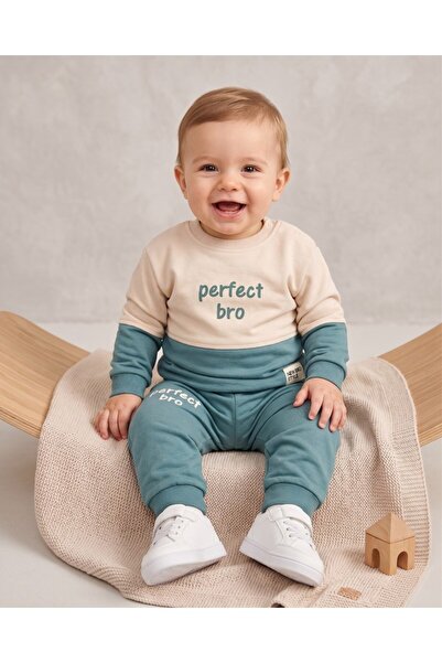 VOY KİDS Baby Boy Seasonal Set, 100% Cotton, 2 Thread Count Top and Bottom, 6...