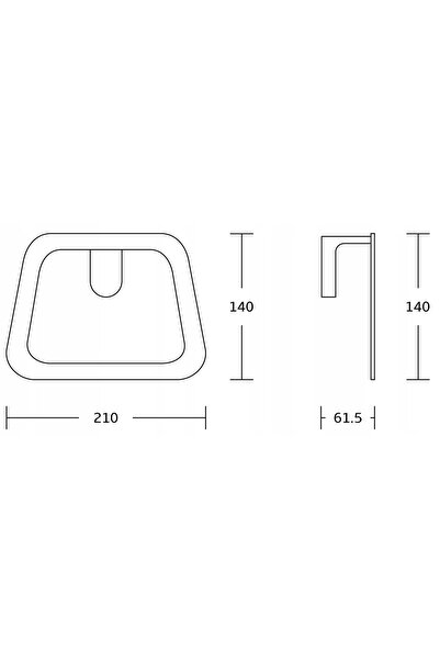 Mexen LEA WIESZAK RING pentru prosoape, cromat