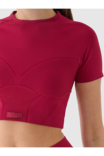 4F FNK F1737 Tricou de damă bordo 4FRAW24TFTSF1737 60S MĂRIME XS/S