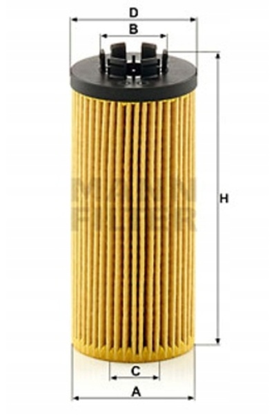 NO BRAND Filtru de ulei Mann-Filter HU 6012 cu KIT HU6012ZKIT