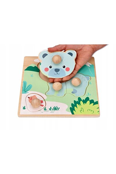 NO BRAND ADAM TOYS SEASONS Puzzle din lemn cu mâner