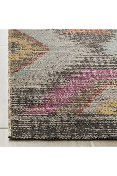 NO BRAND Covor SAFAVIEH 62 x 240 cm Luminos și Modern Gri Lotte