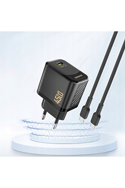 NO BRAND Încărcător de rețea Dudao A28 GaN 45 W USB-C, negru | Încărcare rapidă
