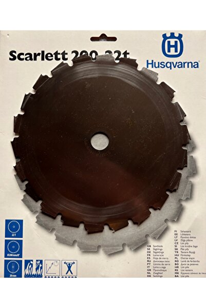 Husqvarna Disc pentru copaci și arbuști Lamă de ferăstrău 225 24T 1 "Scarlet ...