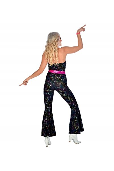 Widmann Costum Salopetă Disco Colorată Anii '70 '80 Glob Disco S 05031