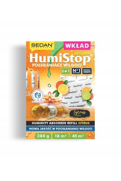 NO BRAND 5x Cartuș umidificator HUMISTOP AROMA citrice