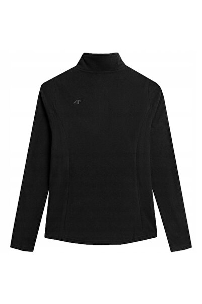 4F Hanorac fleece de damă F031 negru intens mărimea 2XL