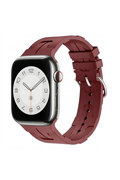 Beline Curea din silicon Ultra pentru Apple Watch 42/44/45/49mm, bordeaux, cutie