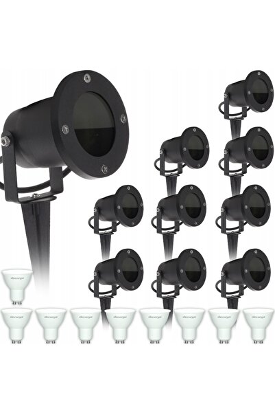 NO BRAND 9x Proiectoare de exterior pentru iluminatul grădinilor, copacilor ș...