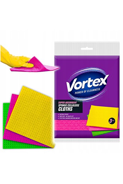 Vortex Set de lavete absorbante, tip burete, 3 bucăți, 3x12