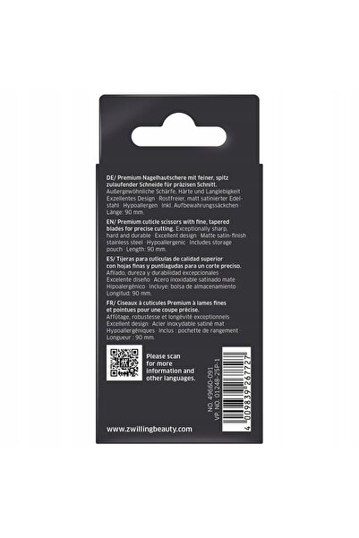 NO BRAND ZWILLING 49660-091 foarfece pentru pielea din jurul unghiilor, 9 cm