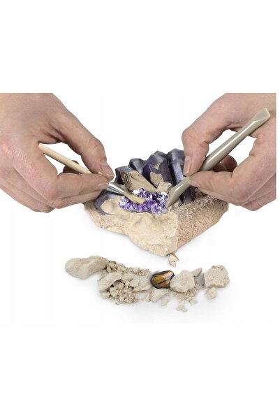 NATIONAL GEOGRAPHIC Kit de explorare a mineralelor și pietrelor prețioase, lupă