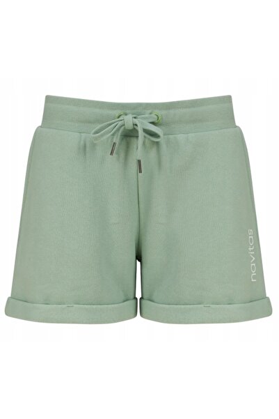 NO BRAND NAVITAS Pantaloni scurți de damă verde deschis L