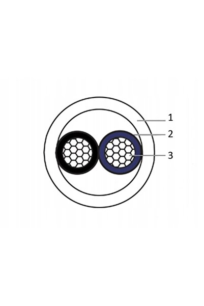 NO BRAND Cabluri pentru boxe TAGA HARMONY AZURE-14-2C 2 x 3m
