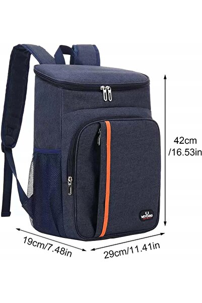NO BRAND Rucsac termoizolant pentru prânz, 21l, capacitate 30 doze
