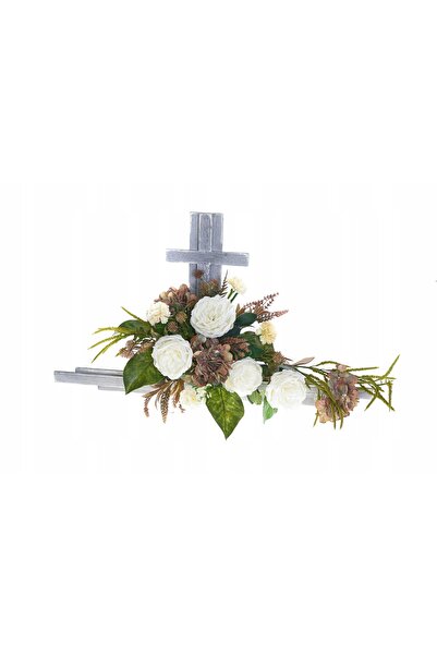 NO BRAND COMPOZIȚIE ARANJAMENT DE TOAMNĂ DECOR CEMETRIE FLORI ARTIFICIALE PEN...
