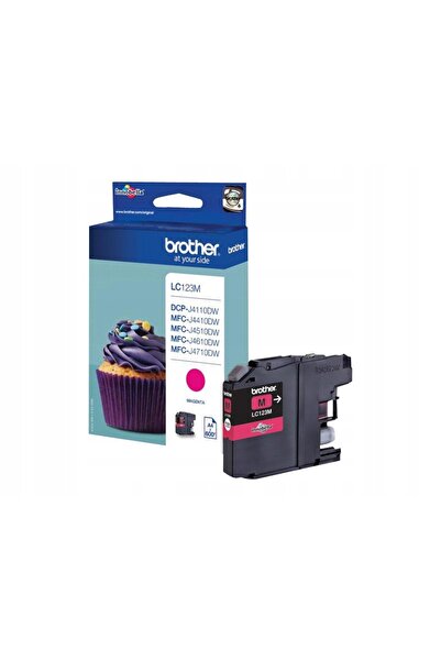 Brother Tusz LC123M Magenta 600 pagini
