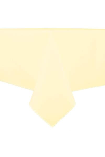 NO BRAND PLAMOODPORNY ECRU PLAIN 300X140 FAȚĂ DE MASĂ BRODATĂ