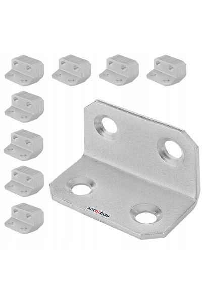 NO BRAND 100x CONECTOR DE COLȚ PENTRU LUCRĂRI DIN LEMN 18x18x30 MOBILIER