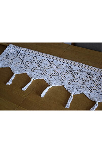 NO BRAND Zazdrostka pentru bucătărie, bumbac croșetat JEDEKA 559, 30 x 100 cm