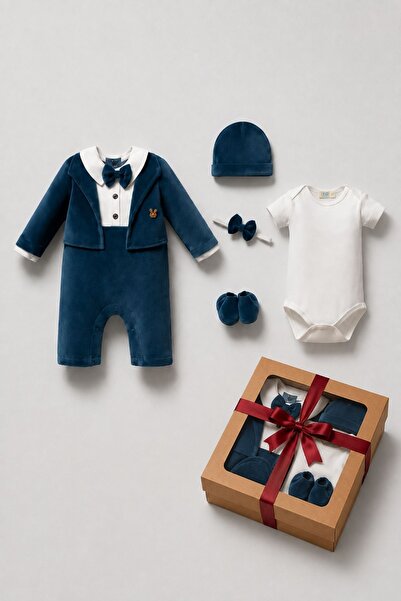 Minytrendy Royal Gentleman Premium Newborn Baby Boy Premium 5 Piece Mevlüt an...