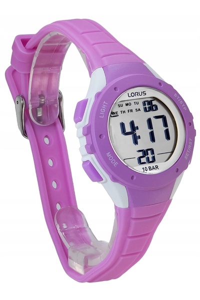 Lorus Ceas sportiv Iluminare de fundal Cronometru Temporizator