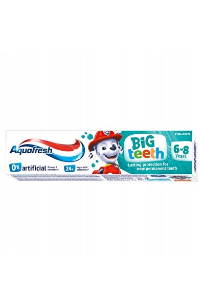 NO BRAND AQUAFRESH Pastă de dinți pentru dinți mari 6-8 ani PAW PATROL 50ml x...