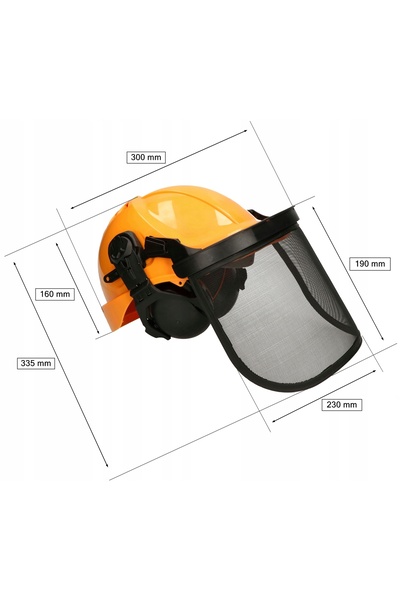 NO BRAND Cască de protecție Cască de siguranță HDPE Antifoane Protecție facială