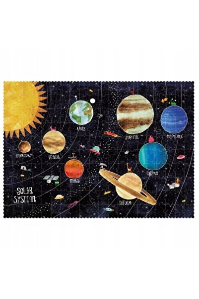 NO BRAND Puzzle Cosmos: Descoperă Sistemul Solar - Planetele (200 piese) Londji