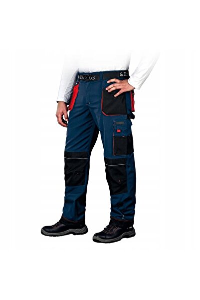 NO BRAND Pantaloni de lucru montersky, din pânză întărită, cu buzunare Cordur...